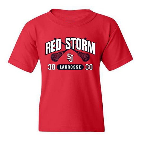 St. Johns - NCAA Men's Lacrosse : Brian Kelly - Youth T-Shirt Sports Shersey