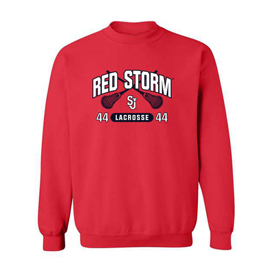 St. Johns - NCAA Men's Lacrosse : Ryan Farron - Sports Shersey Crewneck Sweatshirt-0