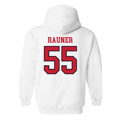 St. Johns - NCAA Men's Lacrosse : Brady Rauner - Hooded Sweatshirt Sports Shersey