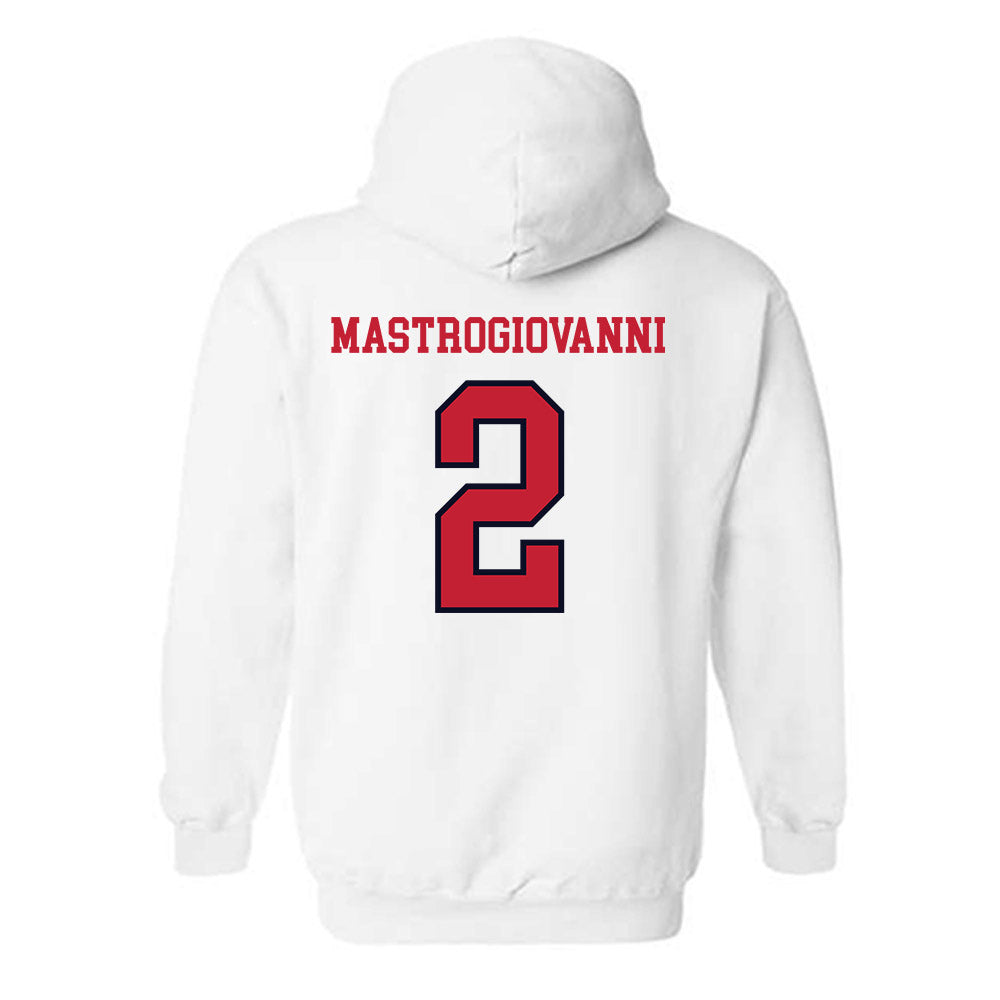 St. Johns - NCAA Men's Lacrosse : Luke Mastrogiovanni - Sports Shersey Hooded Sweatshirt-1