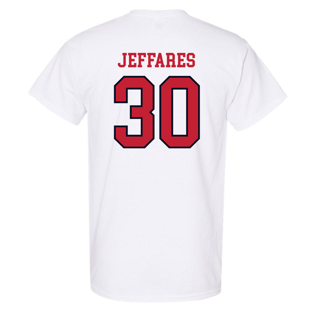 St. Johns - NCAA Men's Lacrosse : AJ Jeffares - Sports Shersey T-Shirt-1