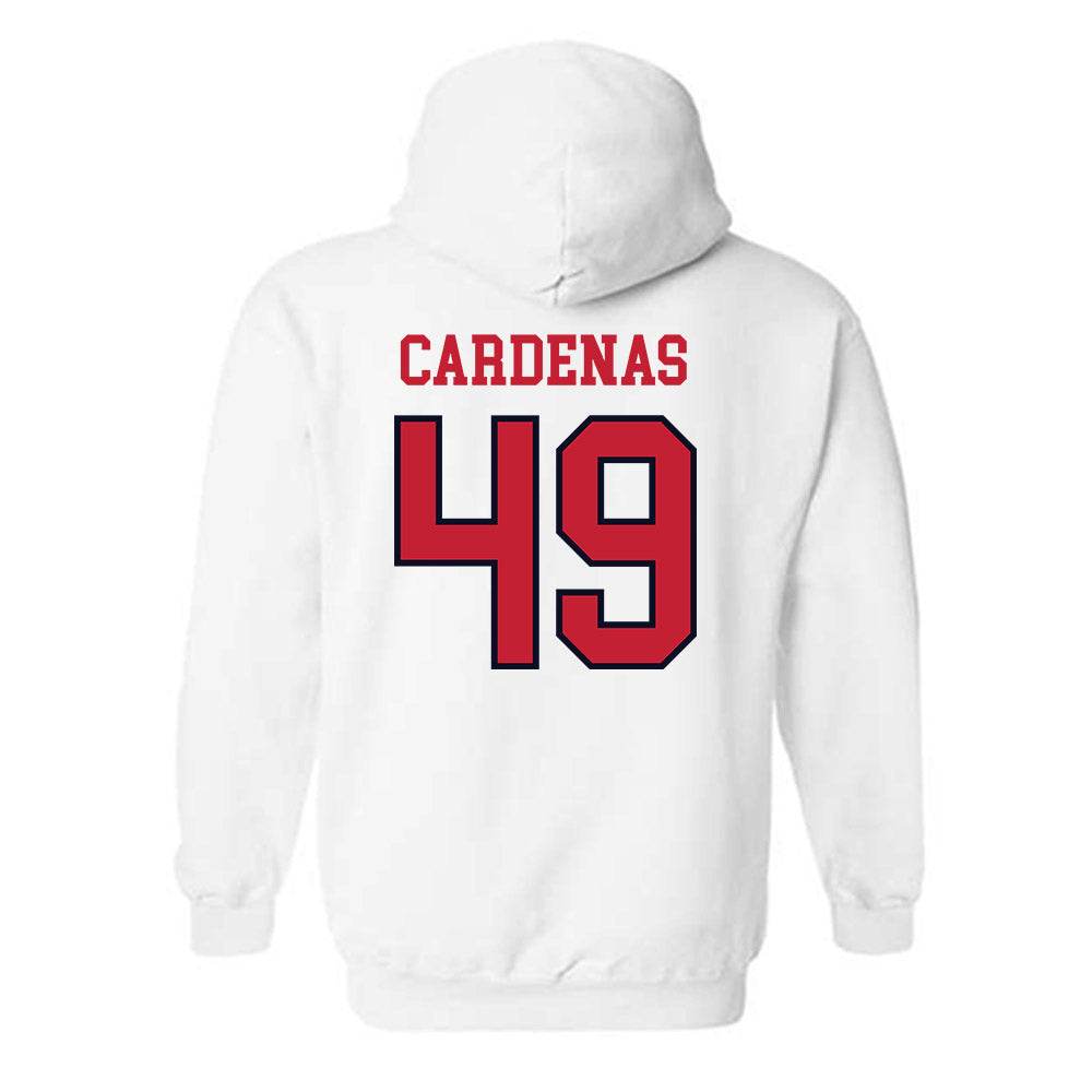 St. Johns - NCAA Men's Lacrosse : Jayson Cardenas - Sports Shersey Hooded Sweatshirt-1