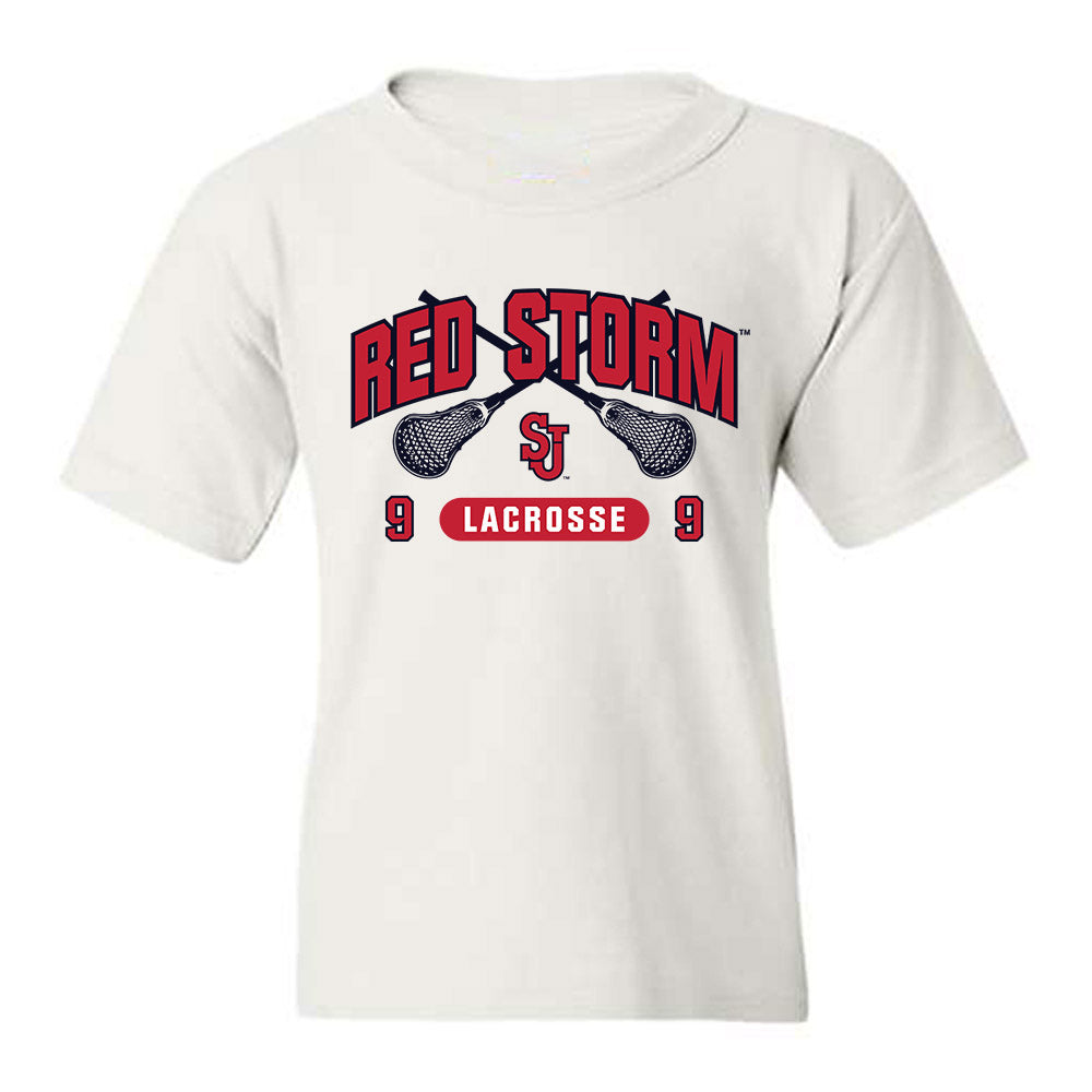St. Johns - NCAA Men's Lacrosse : Wade Bryan - Sports Shersey Youth T-Shirt-0