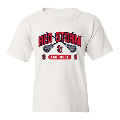 St. Johns - NCAA Men's Lacrosse : Wade Bryan - Sports Shersey Youth T-Shirt-0