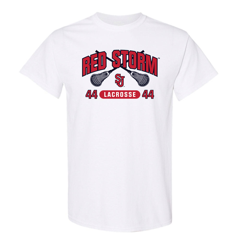St. Johns - NCAA Men's Lacrosse : Ryan Farron - Sports Shersey T-Shirt-0