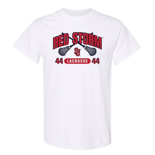 St. Johns - NCAA Men's Lacrosse : Ryan Farron - Sports Shersey T-Shirt-0