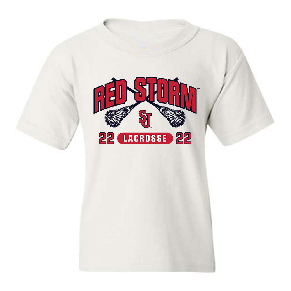 St. Johns - NCAA Men's Lacrosse : Danielo Parkinson - Youth T-Shirt Sports Shersey