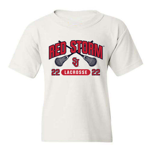 St. Johns - NCAA Men's Lacrosse : Danielo Parkinson - Youth T-Shirt Sports Shersey