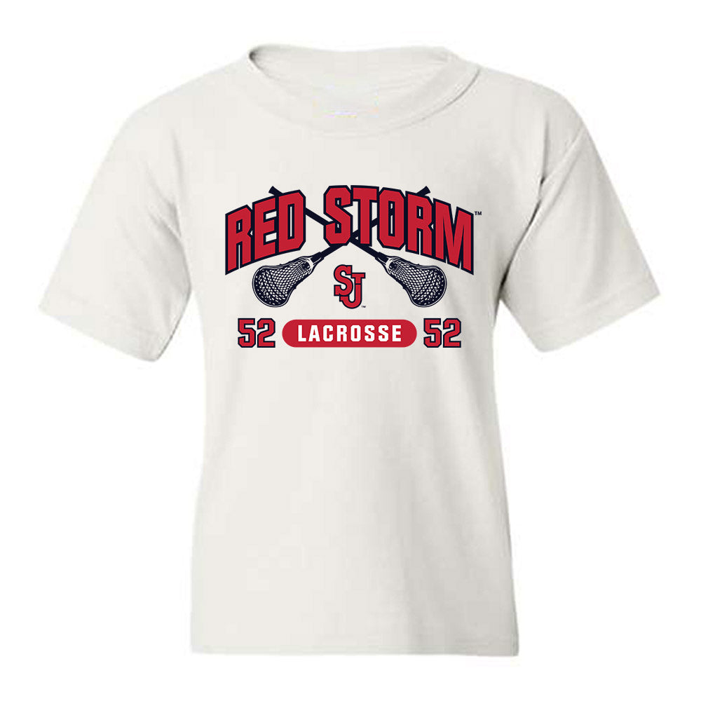St. Johns - NCAA Men's Lacrosse : Patrick Scarborough - Sports Shersey Youth T-Shirt-0