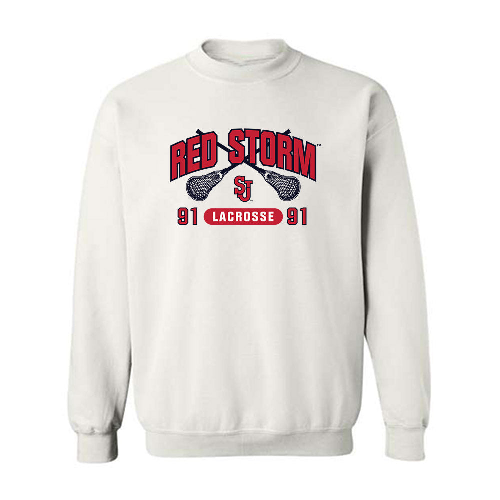 St. Johns - NCAA Men's Lacrosse : Noah Plenn - Sports Shersey Crewneck Sweatshirt-0