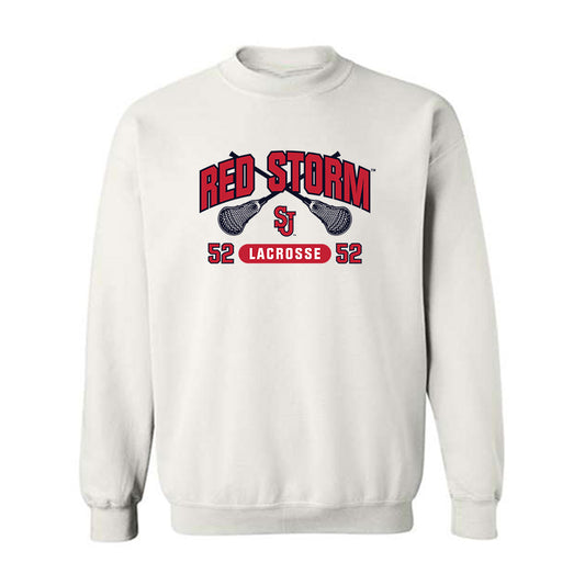 St. Johns - NCAA Men's Lacrosse : Patrick Scarborough - Sports Shersey Crewneck Sweatshirt-0