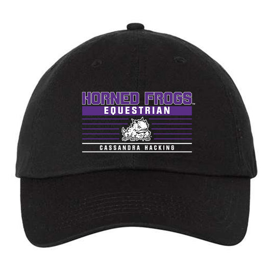 TCU - NCAA Equestrian : Cassandra Hacking - Dad Hat-0