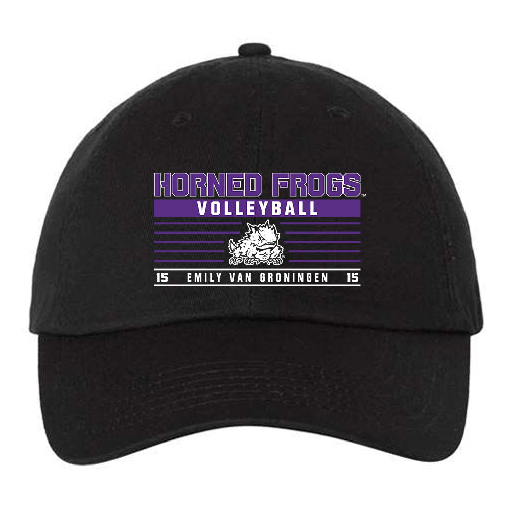 TCU - NCAA Women's Volleyball : Emily Van Groningen - Dad Hat-0