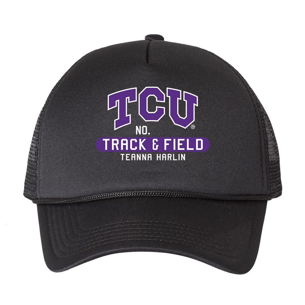 TCU - NCAA Women's Track & Field : TeAnna Harlin - Trucker Hat-0