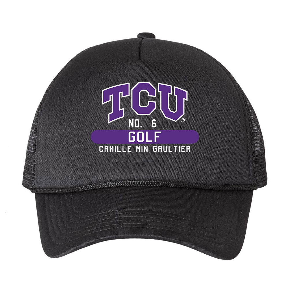 TCU - NCAA Women's Golf : Camille Min-Gaultier - Trucker Hat-0