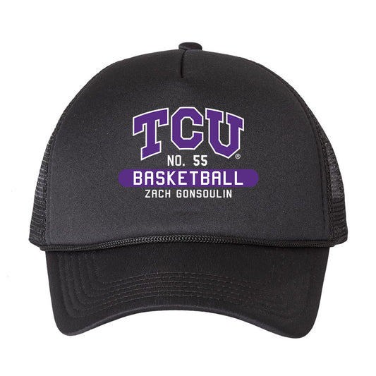 TCU - NCAA Men's Basketball : Zach Gonsoulin - Trucker Hat Black