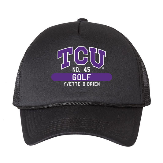 TCU - NCAA Women's Golf : Yvette O'Brien - Trucker Hat-0