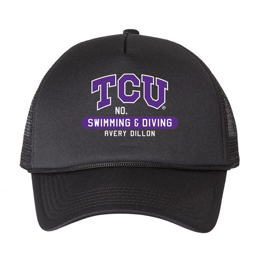 TCU - NCAA Women's Swimming & Diving : Avery Dillon - Trucker Hat-0