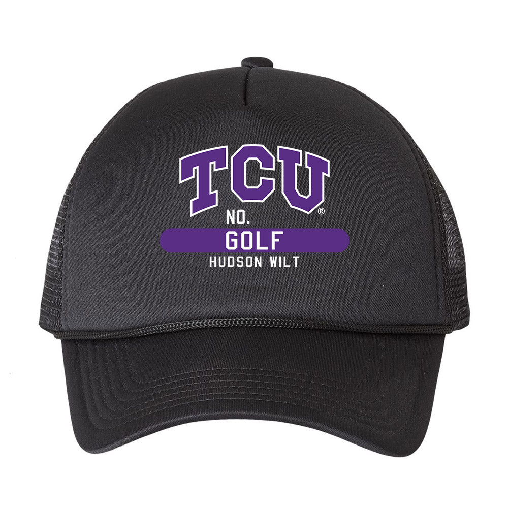 TCU - NCAA Men's Golf : Hudson Wilt - Trucker Hat-0