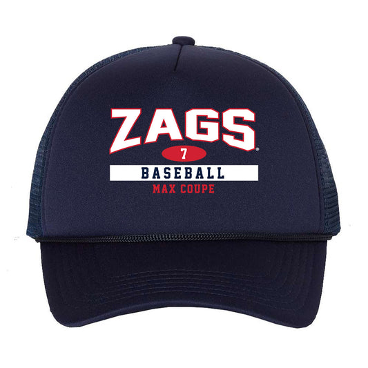 Gonzaga - NCAA Baseball : Max Coupe - Trucker Hat