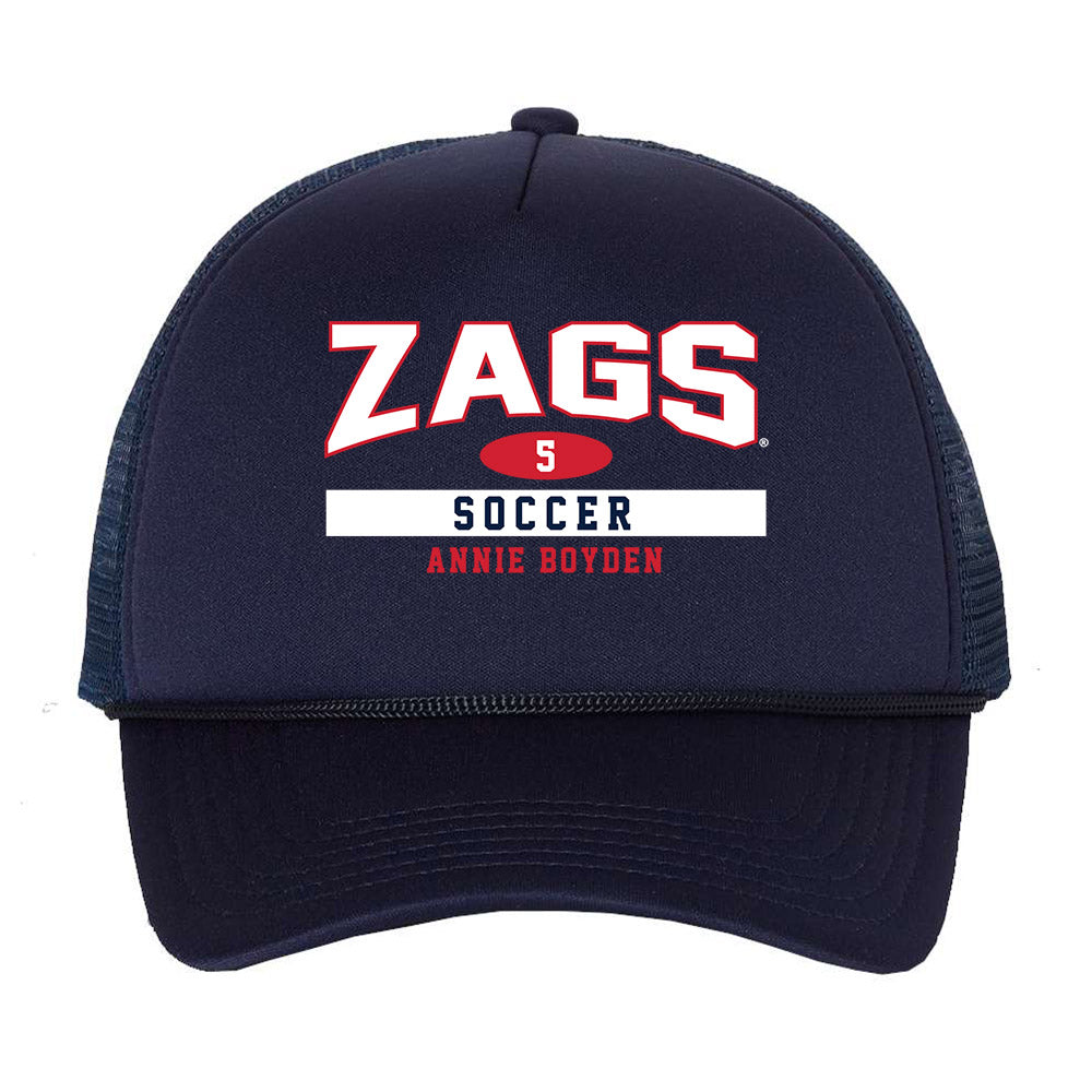 Gonzaga - NCAA Women's Soccer : Annie Boyden - Trucker Hat-0