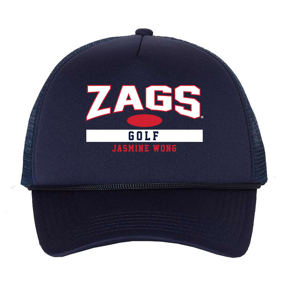 Gonzaga - NCAA Women's Golf : Jasmine Wong - Trucker Hat-0