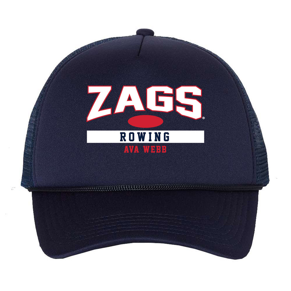 Gonzaga - NCAA Women's Rowing : Ava Webb - Trucker Hat-0
