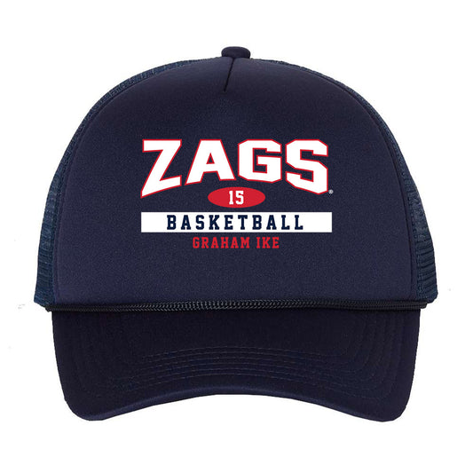 Gonzaga - NCAA Men's Basketball : Graham Ike - Trucker Hat-0