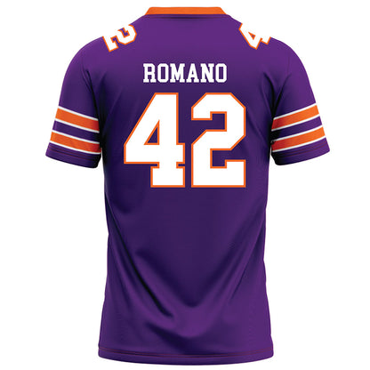 HWS - NCAA Football : Anthony Romano - Purple Football Jersey
