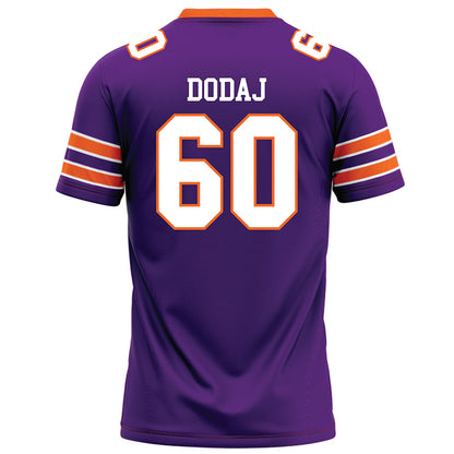 HWS - NCAA Football : Mark Dodaj - Purple Football Jersey-1