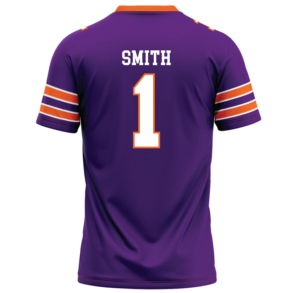 HWS - NCAA Football : Alex Smith - Purple Football Jersey-1