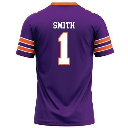 HWS - NCAA Football : Alex Smith - Purple Football Jersey-1