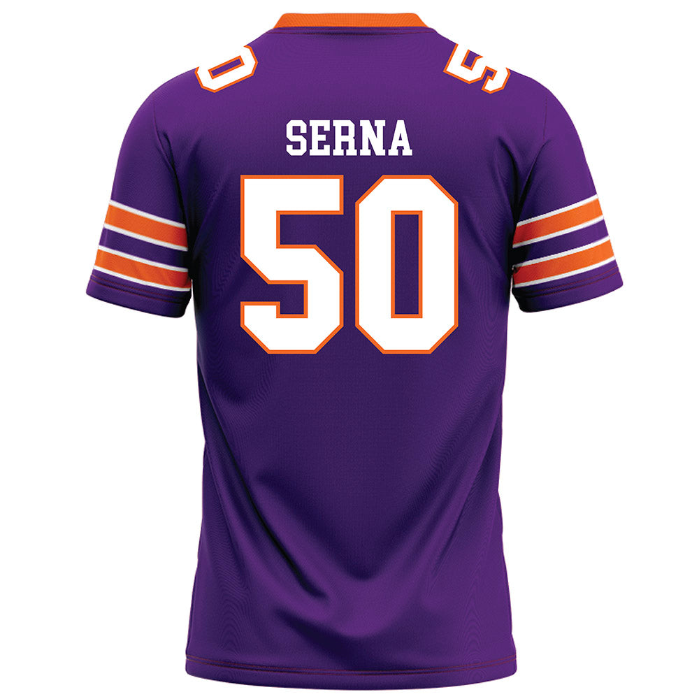 HWS - NCAA Football : Braedon Serna - Purple Football Jersey-1