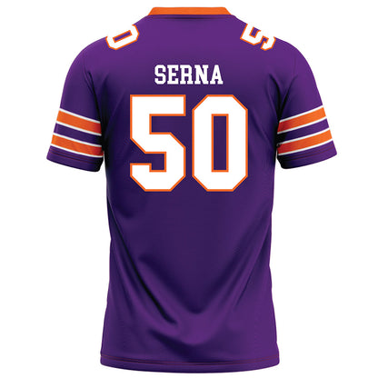 HWS - NCAA Football : Braedon Serna - Purple Football Jersey-1