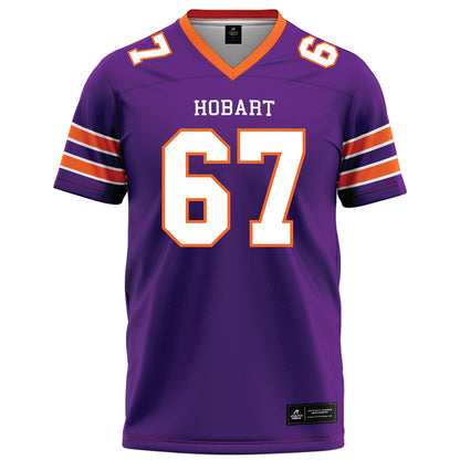 HWS - NCAA Football : Alexander Ciesielski - Purple Football Jersey-0