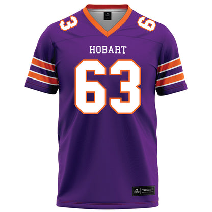 HWS - NCAA Football : Vincent Jiang - Purple Football Jersey-0