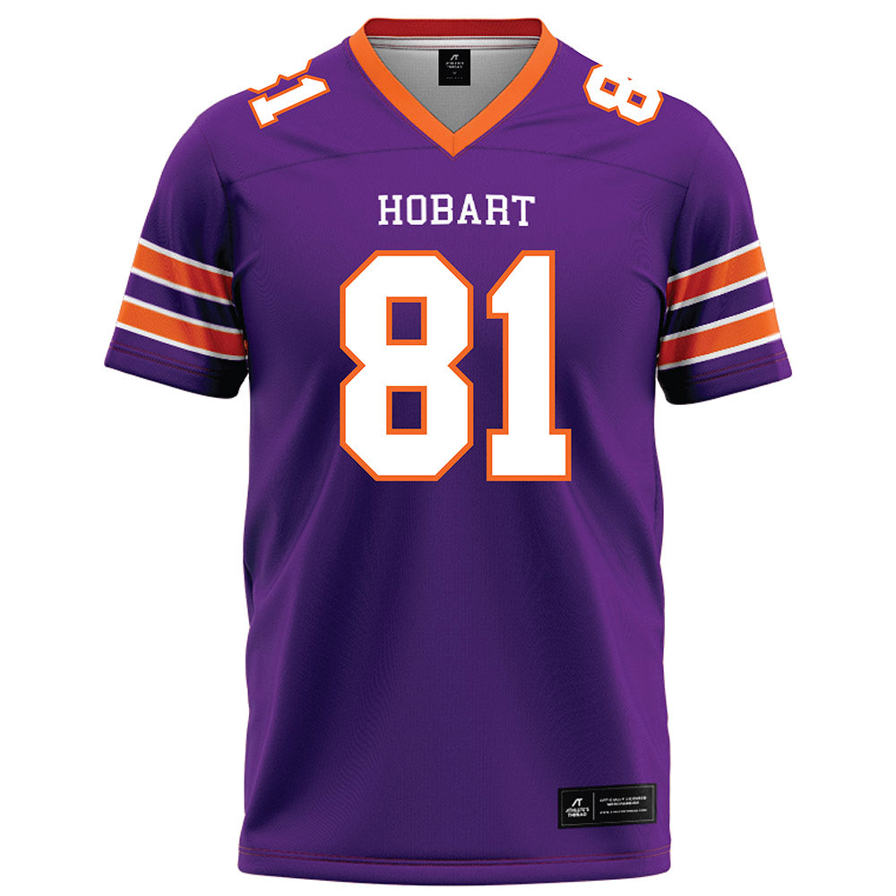 HWS - NCAA Football : Callum Letters - Purple Football Jersey-0