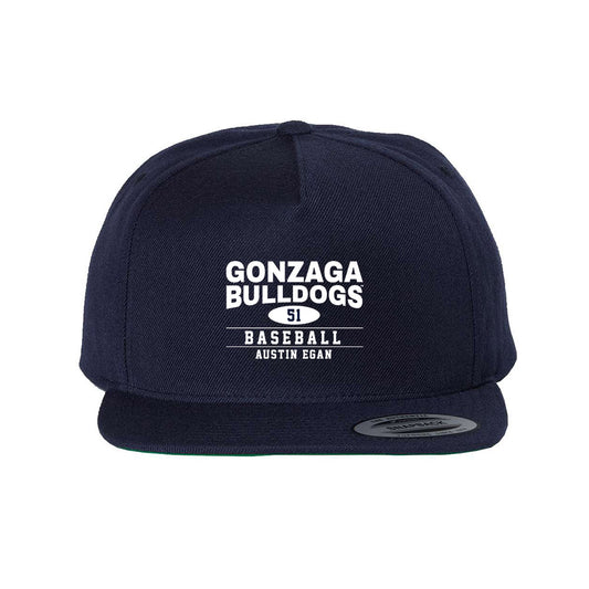 Gonzaga - NCAA Baseball : Austin Egan - Snapback Hat