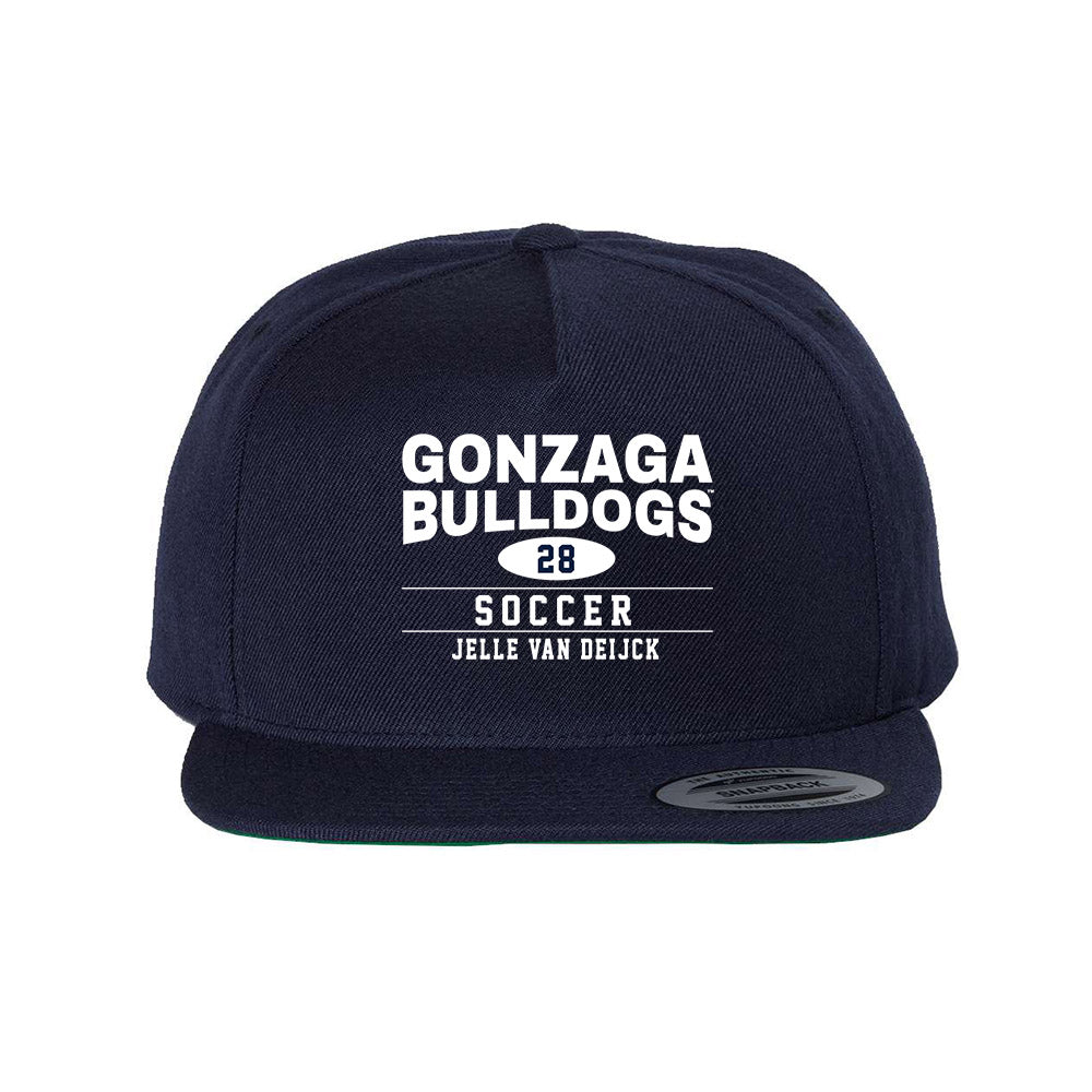 Gonzaga - NCAA Men's Soccer : Jelle van Deijck - Snapback Hat-0