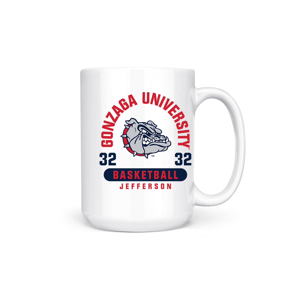 Gonzaga - NCAA Men's Basketball : Parker Jefferson - Coffee Mug-0