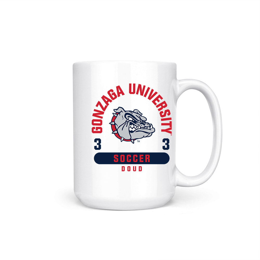 Gonzaga - NCAA Men's Soccer : Ethan Doud - Coffee Mug-0