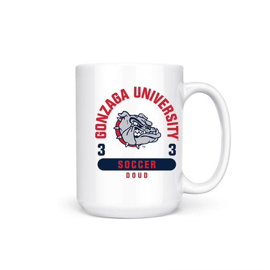 Gonzaga - NCAA Men's Soccer : Ethan Doud - Coffee Mug-0