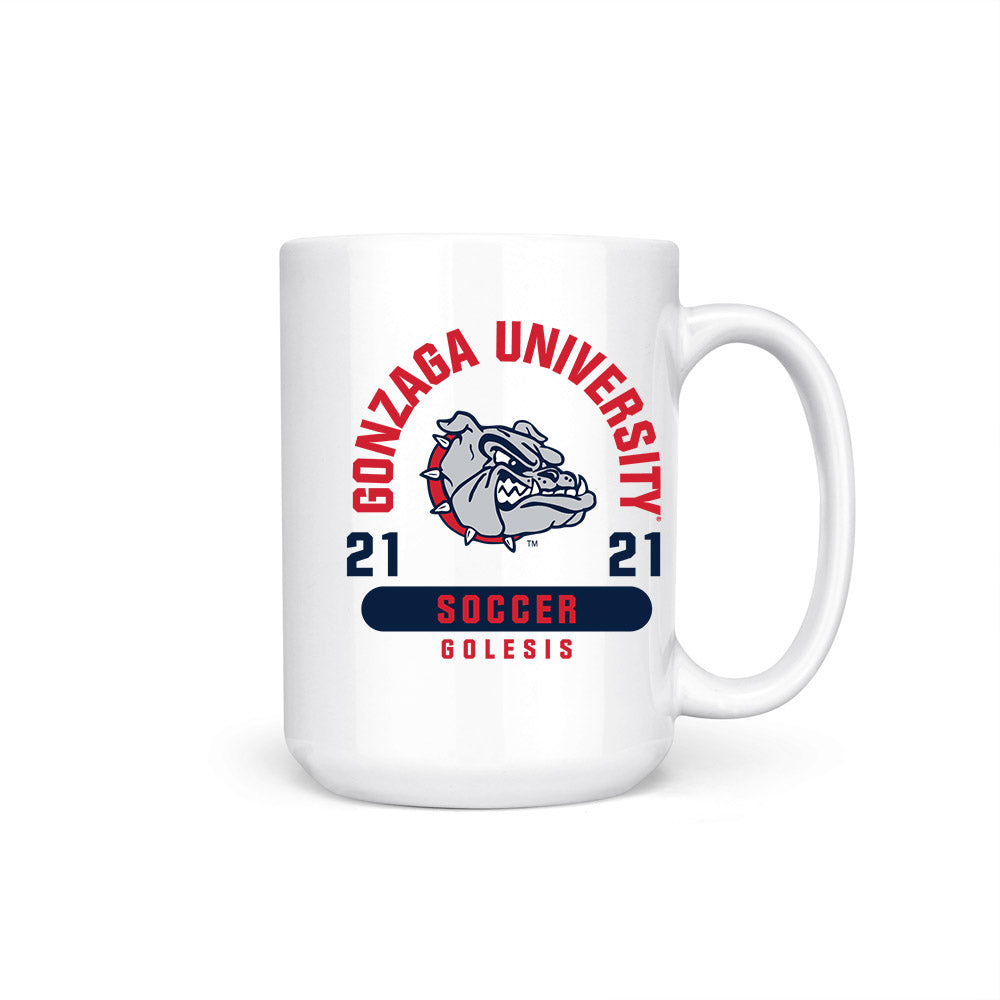 Gonzaga - NCAA Men's Soccer : Nico Golesis - Coffee Mug-0