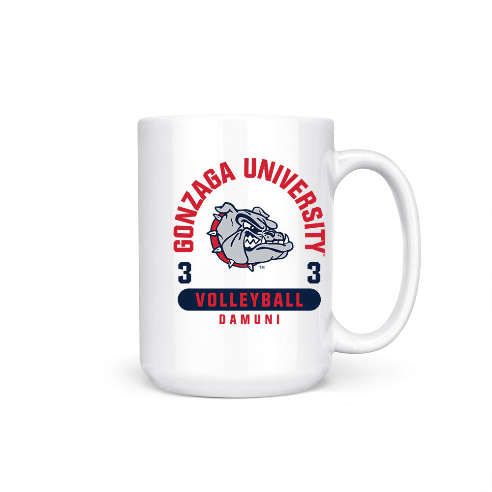 Gonzaga - NCAA Women's Volleyball : Nia Damuni - Coffee Mug-0