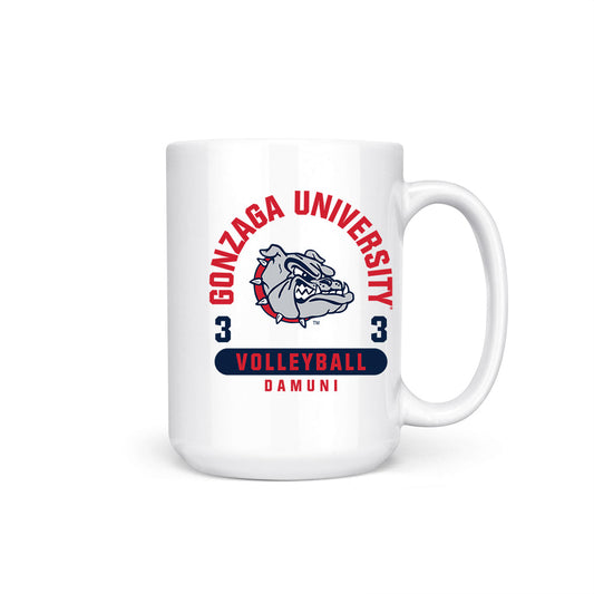 Gonzaga - NCAA Women's Volleyball : Nia Damuni - Coffee Mug-0