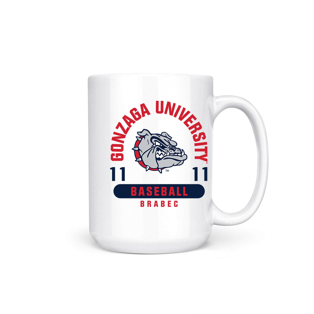 Gonzaga - NCAA Baseball : Gabriel Brabec - Coffee Mug-0