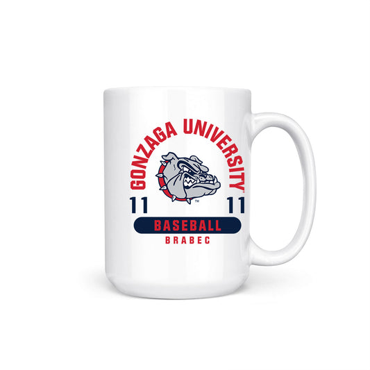 Gonzaga - NCAA Baseball : Gabriel Brabec - Coffee Mug-0