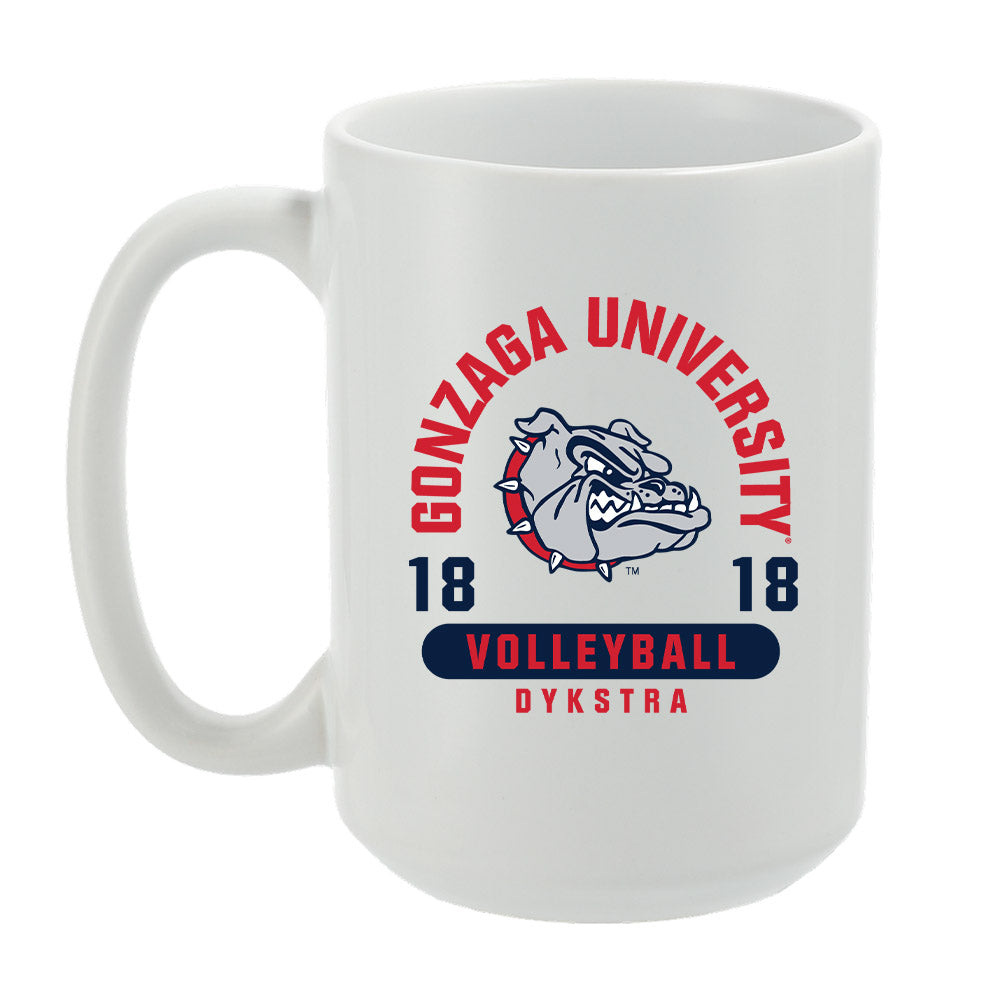 Gonzaga - NCAA Women's Volleyball : Raechelle Dykstra - Coffee Mug