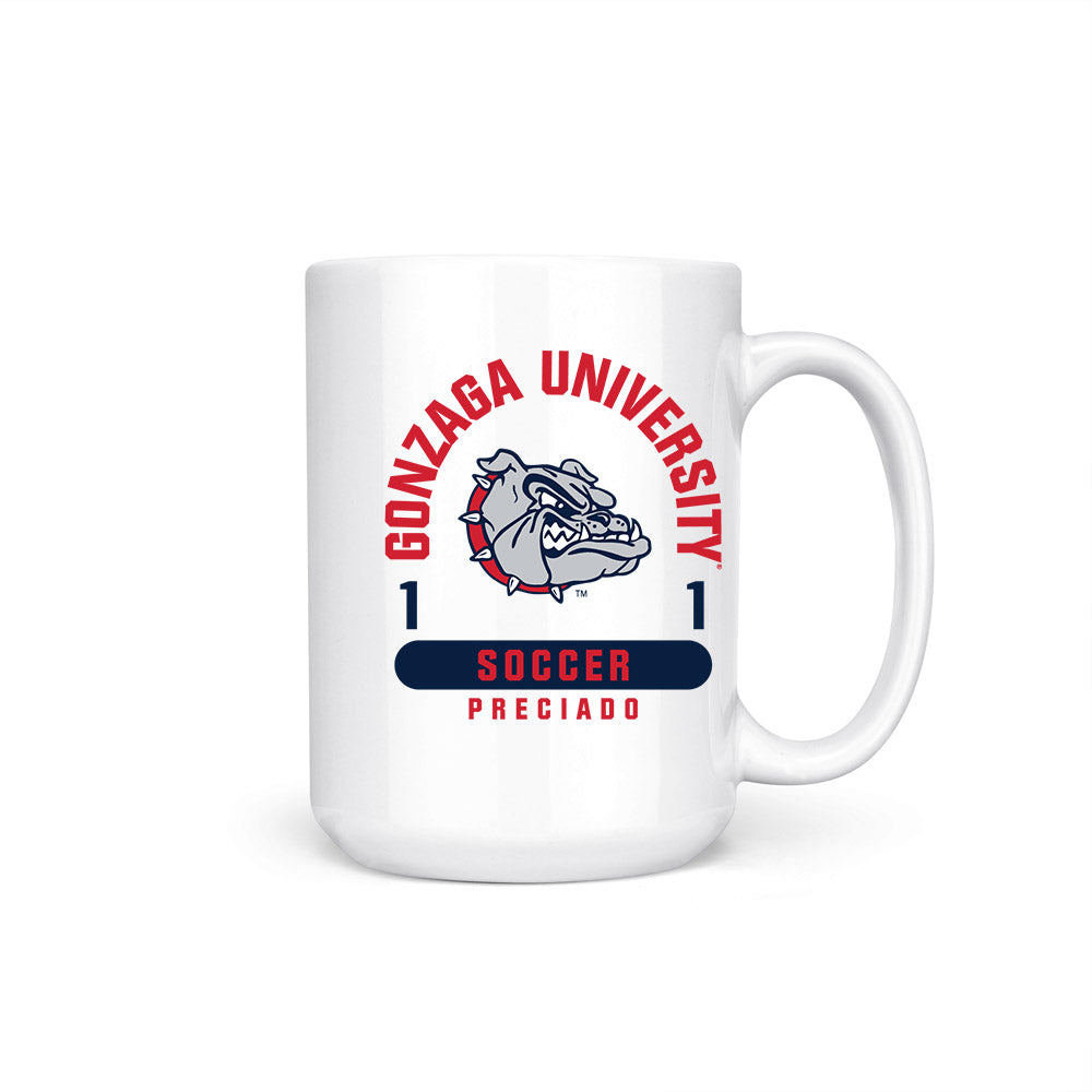Gonzaga - NCAA Men's Soccer : Chema Preciado - Coffee Mug-0