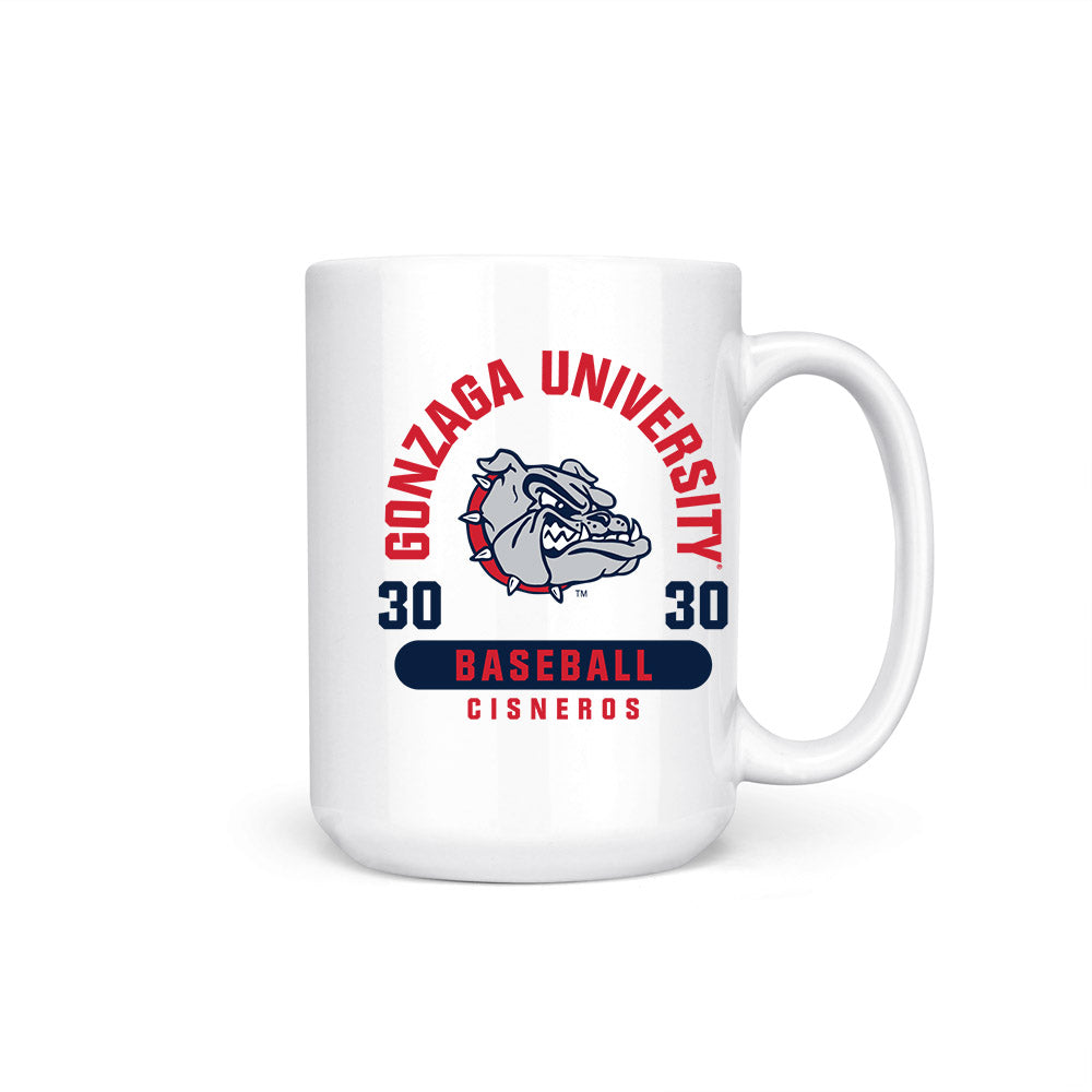 Gonzaga - NCAA Baseball : Andrew Cisneros - Coffee Mug-0